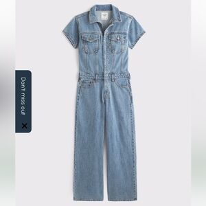 90’s Relaxed Denim Jumsuit